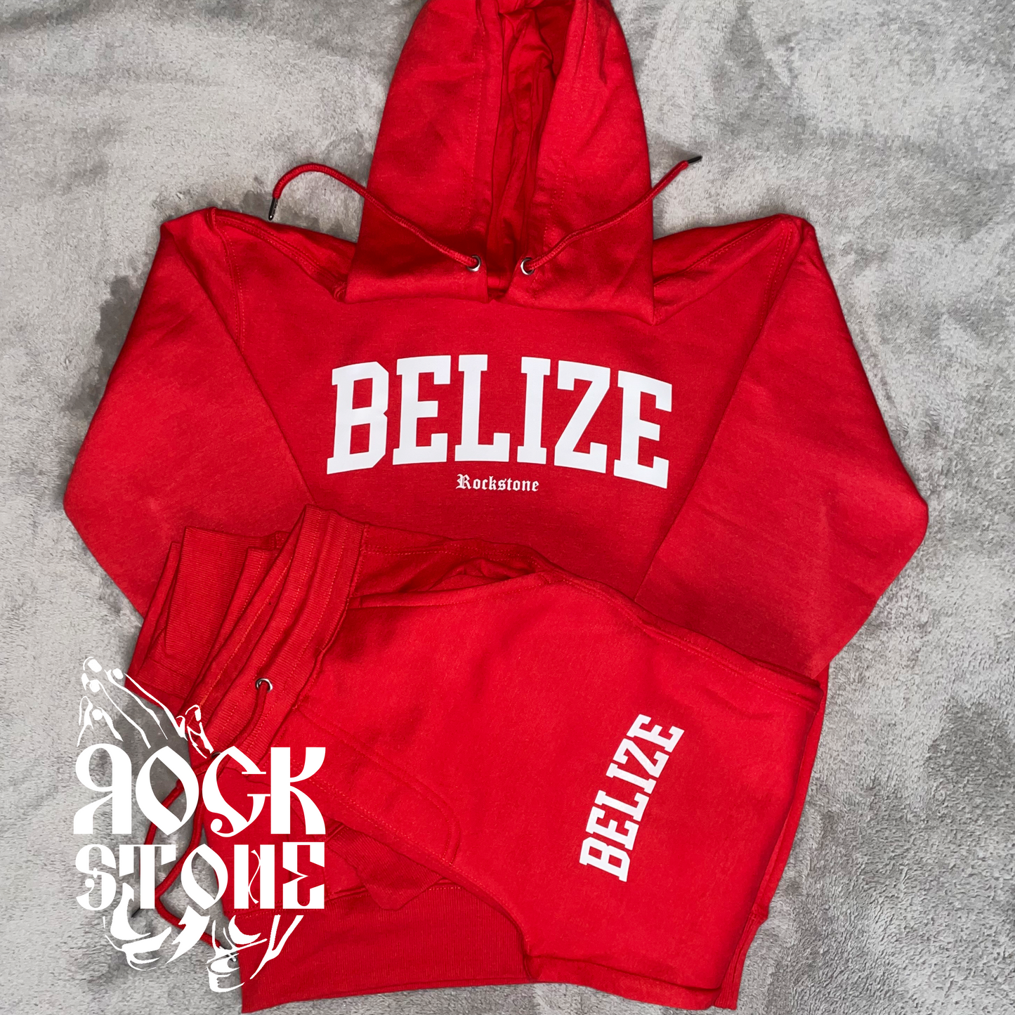 Team Belize Sweat Suit Red